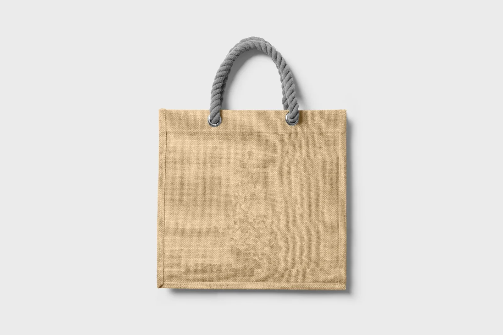 Natural-fiber tote bag, shown as illustrative category photography